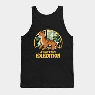 Jungle Paws Safari Quest,cute animals,adventure Tank Top